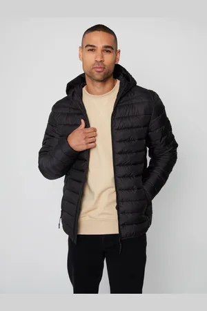 Threadbare Matte Finish Padded Showerproof À capuche VesteXXL