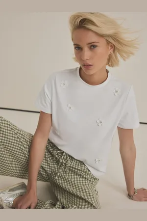 Next Manches courtes Fleuri Imprimé Embelli T-shirt36