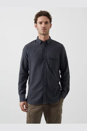 French Connection 100% Cotton Flannel Long Sleeve ShirtMédium