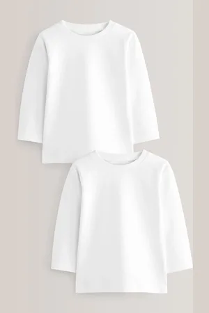 Next T-shirt à manches longues en coton 100% 2 Pack (3mths-7yrs)6 - 7 ans (116 - 122cm)