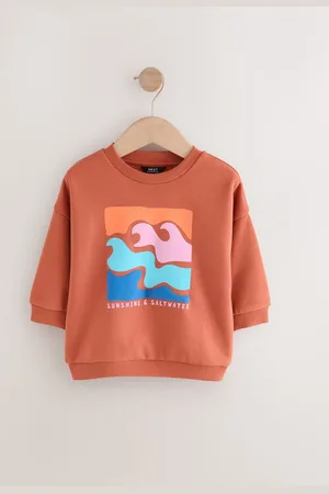 Next Printed Crew Neck Cotton Sweatshirt (3mths-7yrs)104110cm
