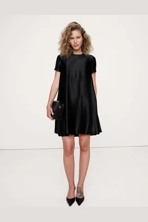 Banana Republic Aurelia Satin Mini peignoir trapèzeL