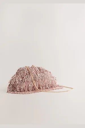 Next Fringe Beaded Clutch BagUn an