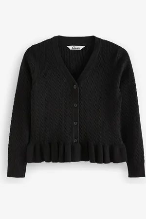 Clarks School Cardigan en maille torsadée14 ans (164cm)