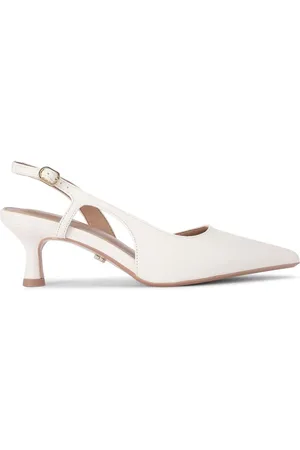 Carvela Cream Alina Sling Shoes