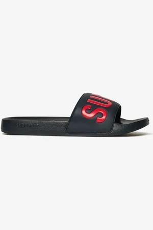Superdry Claquettes de piscine à imprimé graphique Core