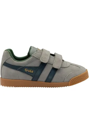 Gola Baskets Harrier en daim à bandes Velcror. u.2eu345