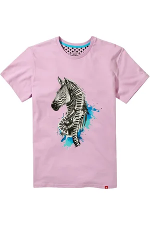 Joe Browns Musical Zebra Graphic Print 100% Cotton T-ShirtMédium