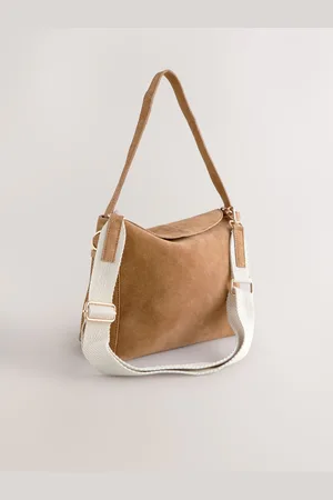 Next Leather Slouch Cross-Body Bagun