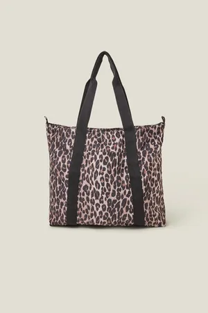 Accessorize Packable Leopard Imprimé Sac cabas BagUn an