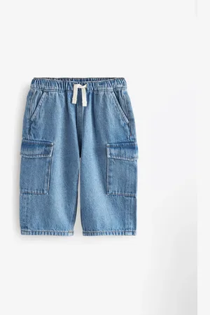 Next Ample Cargos à tirer 100% Cotton Jeans (3mths-7yrs)9 - Mois 12 (74 - 80cm)