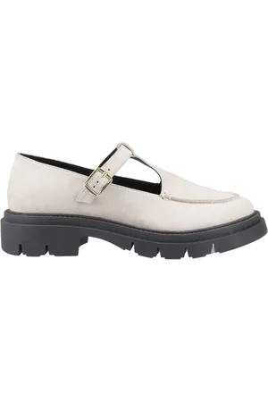 Hush Puppies Cream Nella T-Bar Shoeseu41