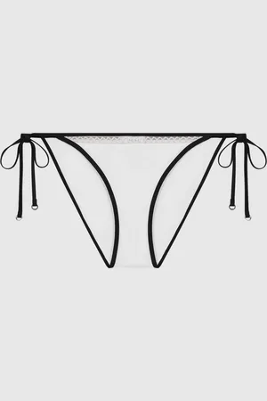 Reiss Bas de bikini en effet treillis noué sur les côtés Sadie42