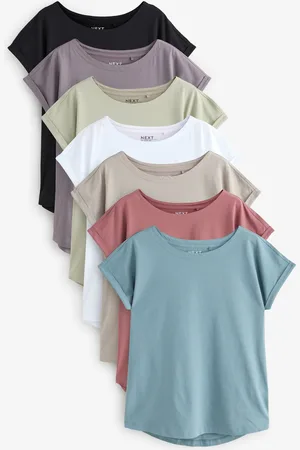 Next T-shirt à manches courtes 100% coton 7 Paquet34