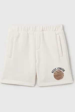 Reiss Arto Basketball-Embroidered Shorts10 - 11 ans (140 - 146cm)