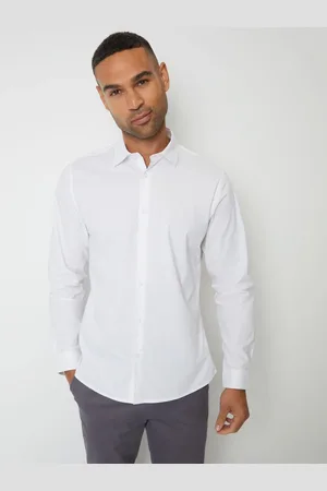 Threadbare Chemises en coton Manches longues Avec ExtensibleXL