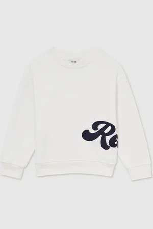 Reiss Grover Cotton-Blend Logo Script Sweatshirt110116cm