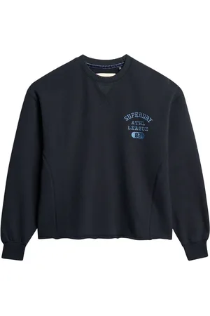 Superdry Athletic Ample Raccourci Col rond 100% Coton Sweat Top40