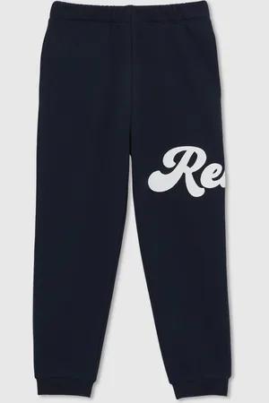 Reiss Clayton Cotton-Blend Logo Script Joggers98104cm