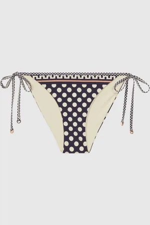 Reiss Bas de bikini à pois à nouer Zana44