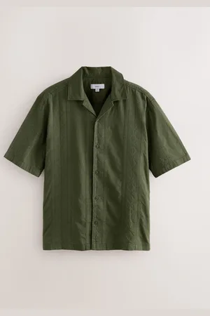 Next Navajo Style Printed Short Sleeve 100% Cotton ShirtMédium
