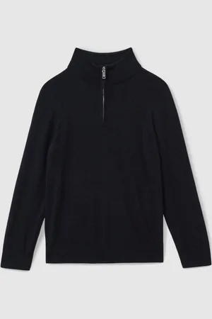 Reiss Pull Blackhall à quart de zip en laine mérinos5 - 6 ans (110 - 116cm)