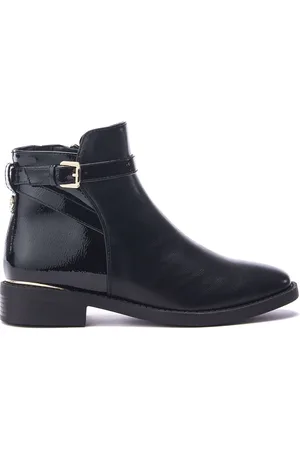 Moda In Pelle Laira Smart Ankle Bottes With Strap Detail