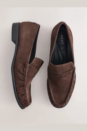 Next Cuir haut de gamme Forever Comfort avec mocassin slim froncé Motionflexue41