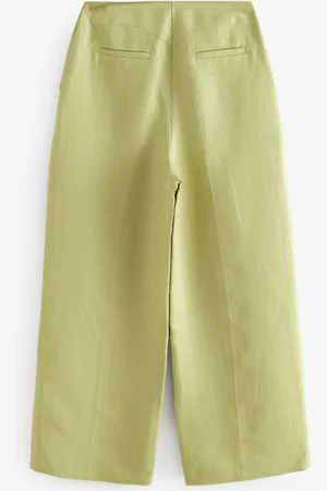 Next N Premium 100% Linen Wide Leg Trousers