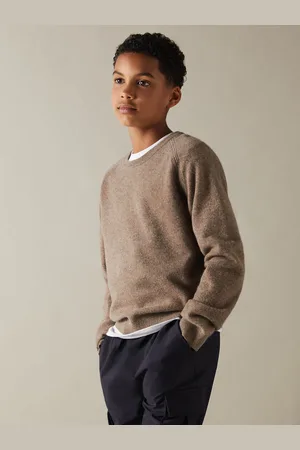 Reiss Pull à col ras du cou en laine mélangée Cloud9 - 10 ans (134 - 140cm)