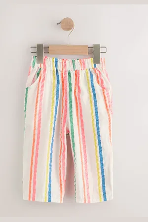Next Pantalon à rayures arc-en-ciel (3mois à7ans)8692cm