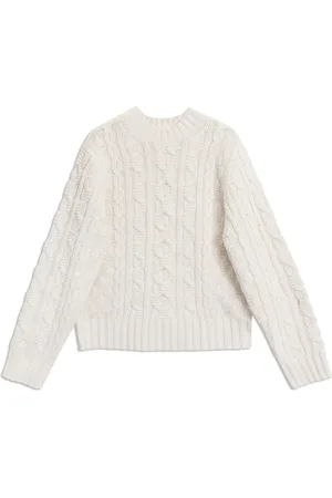 Albaray Cream Cable Col rond Pull46