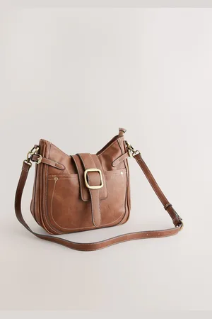 Next Buckle Saddle Cross-Body Bagun