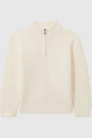 Reiss Pull en laine à col cheminée zippé Chester8 - 9 ans (128 - 134cm)