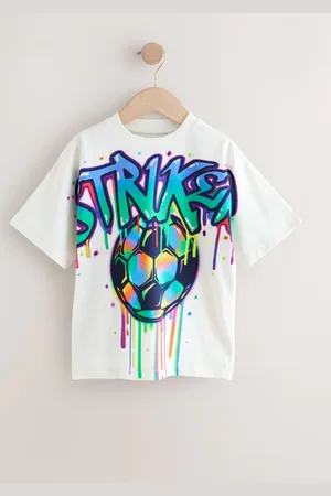 Next T-shirt décontracté à manches courtes imprimé graphique (3-16ans)128134cm
