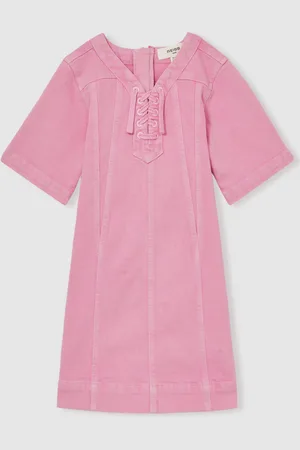 Reiss Robe Tia en jean à lacets116122cm