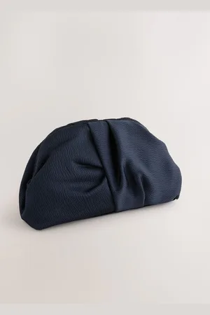Next Ruched Snap Clutch Bagun