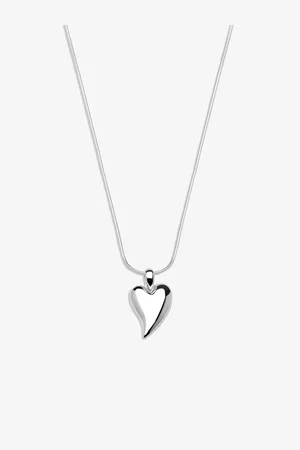 Simply Silver Pendentif Caur en Sterling 925 poli et effiléUn an