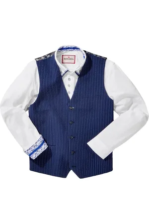 Joe Browns Pinstripe Seersucker Suit Waistcoat46r