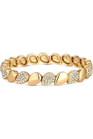 Jon Richard Bracelet extensible ton poli et pavéUn an