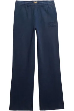 Superdry Athletic Tonal Embroidered Wide Leg 100% Cotton Joggers42