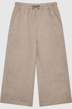 Reiss Pantalon Cleo en lin à cordon de serrage122128cm