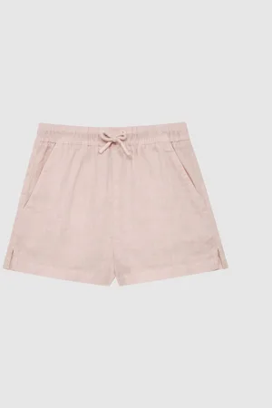 Reiss Short Cleo en lin à cordon de serrage140146cm