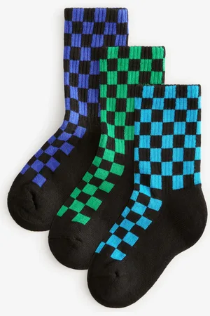 Next Semelle intérieure coussinée Chaussettes côtelées en coton riche 3 PackUK 6 - 8.5
