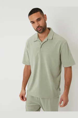 Threadbare Towelling Revere Collar Polo Shirtxlarge