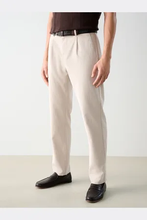 Next Belted Cotton Linen Trousers46r