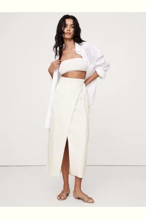 Banana Republic Jupe longue lin40