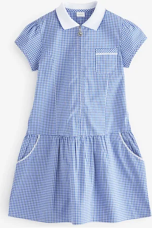 Next Zip Front Cotton Rich Vichy School Robe (3-14yrs)6 ans (116cm)