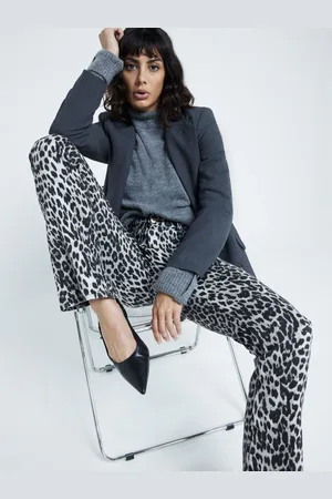 River Island Jeans Bootcut Imprimé Léopard à taille haute38 L