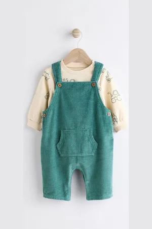 Next Bébé Gaufré Velours côtelé Salopette et Body (0mths-2yrs)12 - Mois 18 (80 - 86cm)
